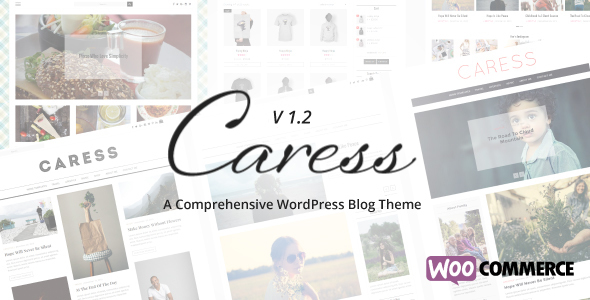 thème WordPress Caress pour les blog